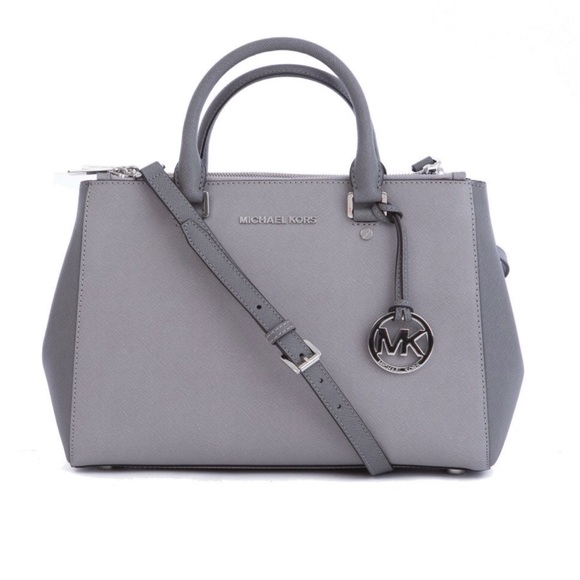Brand New Michael Kors Sutton two tone gray bag - Picture 2 of 10